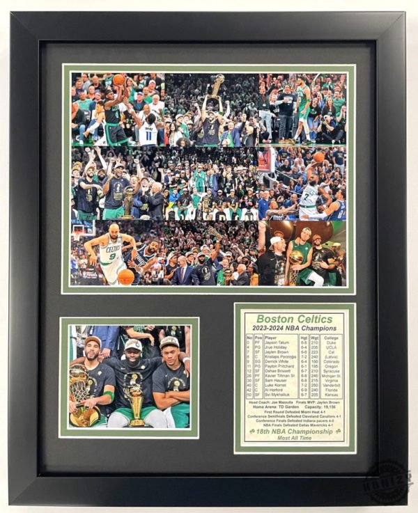 Boston Celtics 20232024 Nba Champions Poster Canvas honizy 2