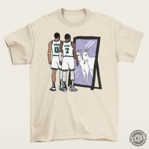 Jayson Tatum And Jaylen Brown Mirror Goats Shirt honizy 2