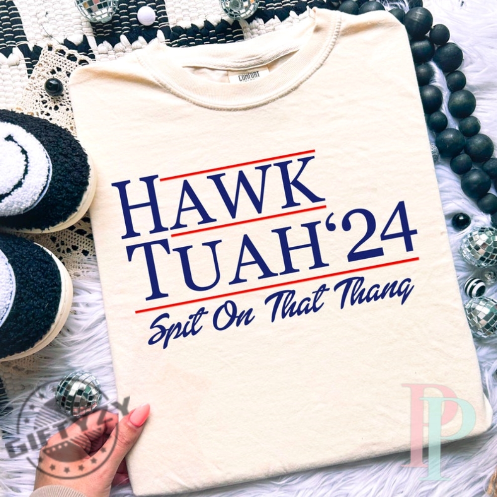 Original Designer Spit On That Thang Hawk Tuah Spit On That Thing Shirt