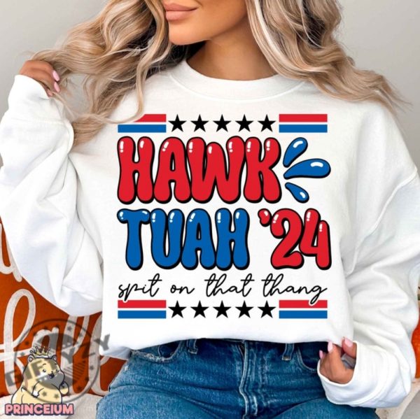 Hawk Tuah Spit On That Thang Funny Shirt honizy 1