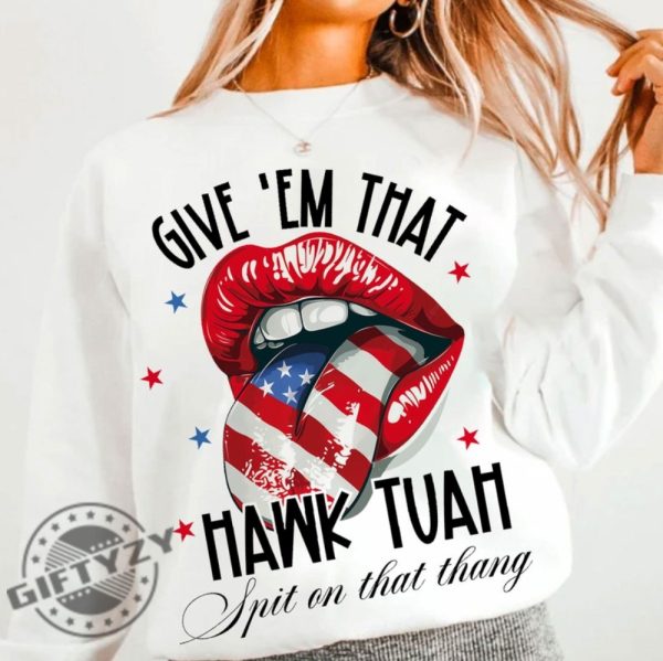 Hawk Tuah Spit On That Thang 2024 Viral Shirt honizy 1