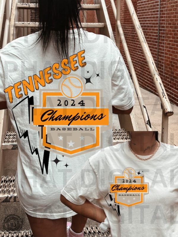 Vintage Retro Champions Tennessee Tn Baseball Shirt honizy 1