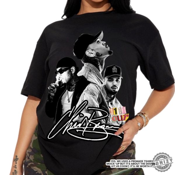 Chris Brown 1111 Tour Chris Brown Concert Shirt honizy 1