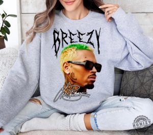 Chris Brown Gifts Fan Shirt honizy 3