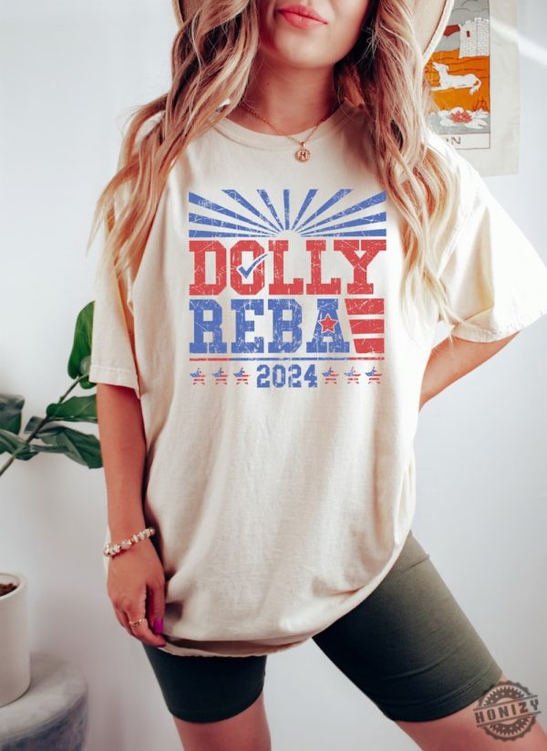 Dolly Reba 2024 4Th Of July Country Music Shirt honizy 1