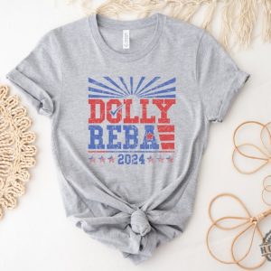 Dolly Reba 2024 4Th Of July Country Music Shirt honizy 3