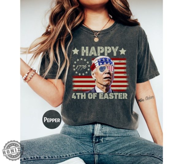 Biden 4Th Of July Funny Fourth Of July Happy 4Th Of Jul Easter American Flag Shirt honizy 1