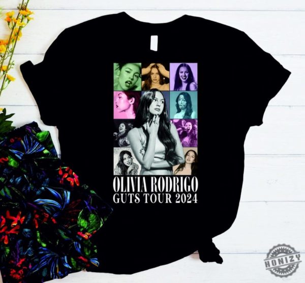 Olivia Rodrigo Guts World Tour Guts Tour 2024 Concert Shirt Olivia Rodrigo Fans Shirt Olivia Guts Merch Music Concert Shirt honizy 1