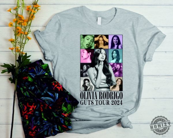 Olivia Rodrigo Guts World Tour Guts Tour 2024 Concert Shirt Olivia Rodrigo Fans Shirt Olivia Guts Merch Music Concert Shirt honizy 6