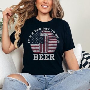 Its A Bad Day To Be A Beer Funny American Flag Beer Shirt honizy 5