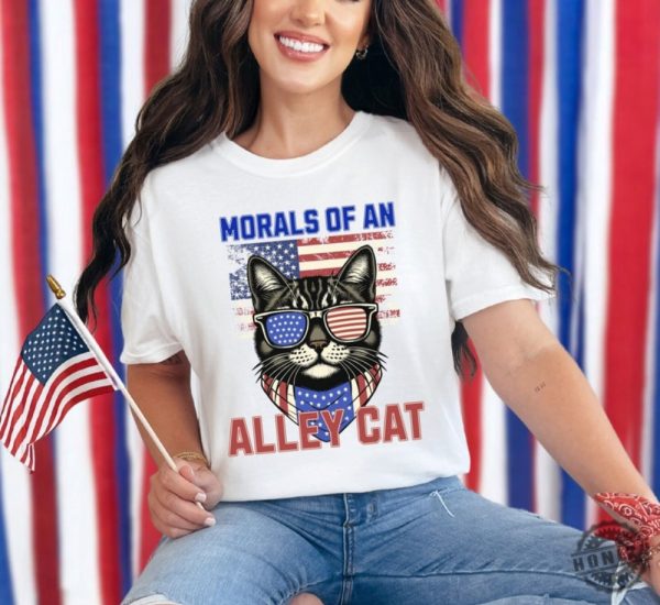 Alley Cat Funny Debate Shirt Election Presidential Debate Republican Political Debate 2024 Morals Of Alley Cat Debate Shirt honizy 2