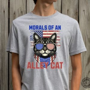 Alley Cat Funny Debate Shirt Election Presidential Debate Republican Political Debate 2024 Morals Of Alley Cat Debate Shirt honizy 3