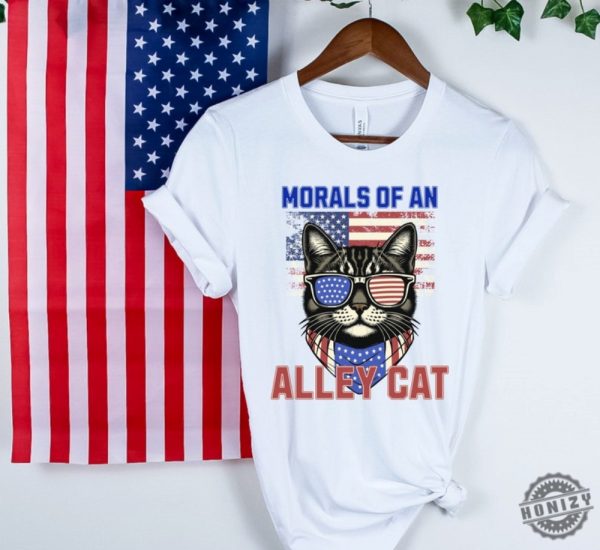 Alley Cat Funny Debate Shirt Election Presidential Debate Republican Political Debate 2024 Morals Of Alley Cat Debate Shirt honizy 4