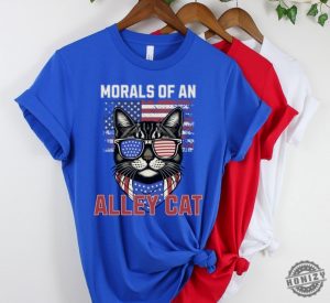 Alley Cat Funny Debate Shirt Election Presidential Debate Republican Political Debate 2024 Morals Of Alley Cat Debate Shirt honizy 5