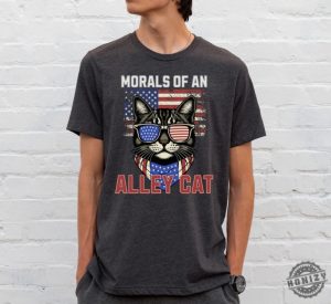 Alley Cat Funny Debate Shirt Election Presidential Debate Republican Political Debate 2024 Morals Of Alley Cat Debate Shirt honizy 6