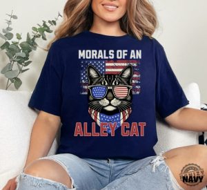 Alley Cat Funny Debate Shirt Election Presidential Debate Republican Political Debate 2024 Morals Of Alley Cat Debate Shirt honizy 7