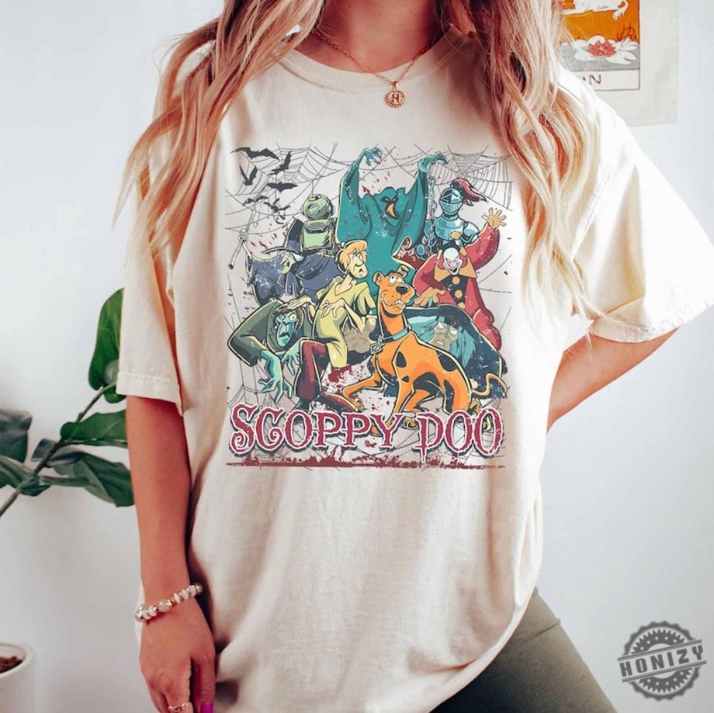 Sanguisugabogg Scooby Doo Retro Halloween Movies Shirt