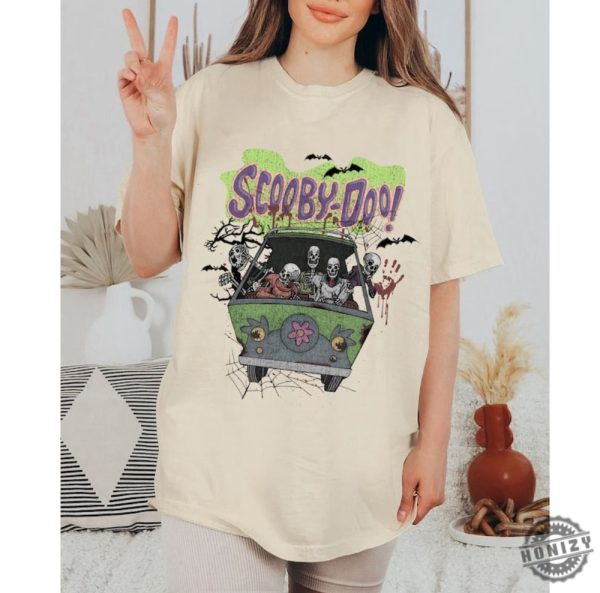 Sanguisugabogg Scooby Doo Halloween Ghost Halloween Skeleton Ghost Shirt honizy 4