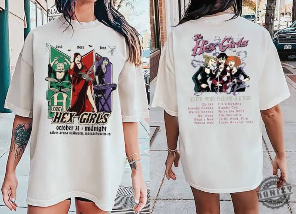 The Hex Girls Rock Band Music 2 Sides Shirt honizy 1