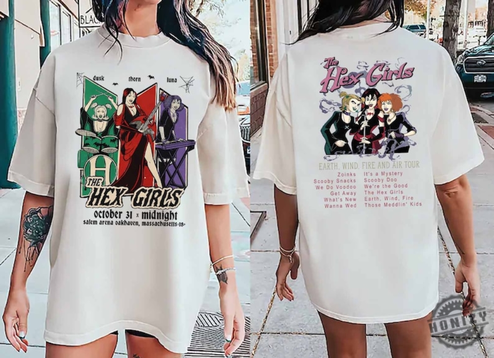 The Hex Girls Rock Band Music 2 Sides Shirt