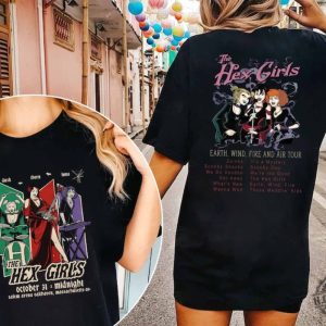 The Hex Girls Rock Band Music 2 Sides Shirt honizy 4