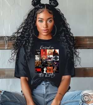 Raised On 90S Rb Album Cover Shirt Music Artist Sweatshirt Music Lover Tshirt Black History Hoodie Nostalgia Shirt honizy 2