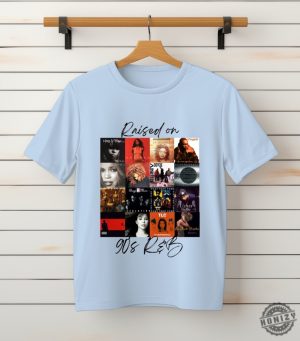 Raised On 90S Rb Album Cover Shirt Music Artist Sweatshirt Music Lover Tshirt Black History Hoodie Nostalgia Shirt honizy 6