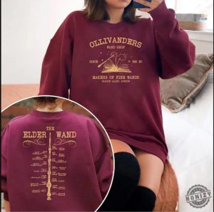 Twosided Ollivanders Wand Shop Book Nerd Tshirt Wizard Book Shop Hoodie Magic Wand Sweatshirt Hp Fan Gift Universal Trip Shirt honizy 3