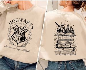 Wizard School Vintage Style Wizard Shirt Bookish Gift For Fan honizy 4