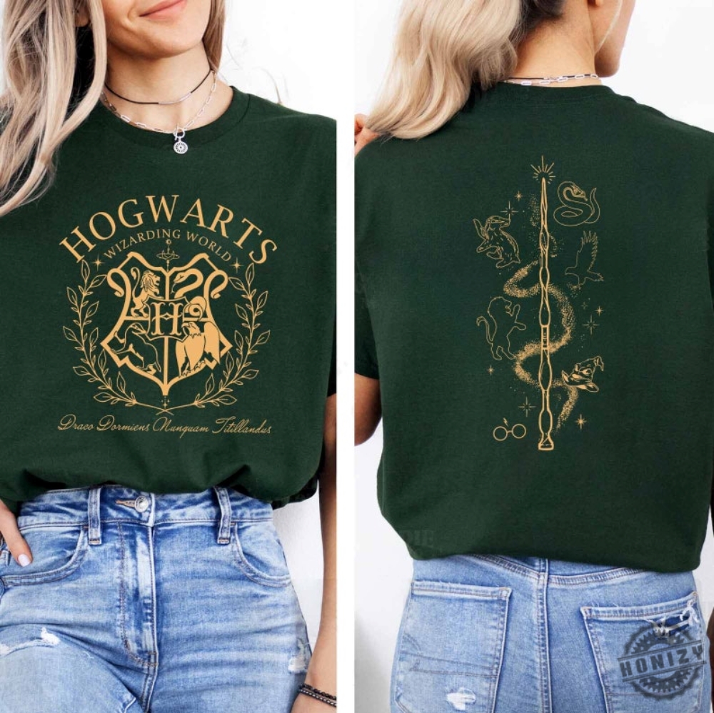 Vintage Wizard House 2 Sides Shirt