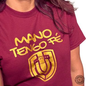 Mano Tengo Fe Franela De La Vino Tinto Venezuela Copa America Tshirt De La Vinotinto Camiseta Mano Tengo Fe Manotengofe Shirt honizy 3