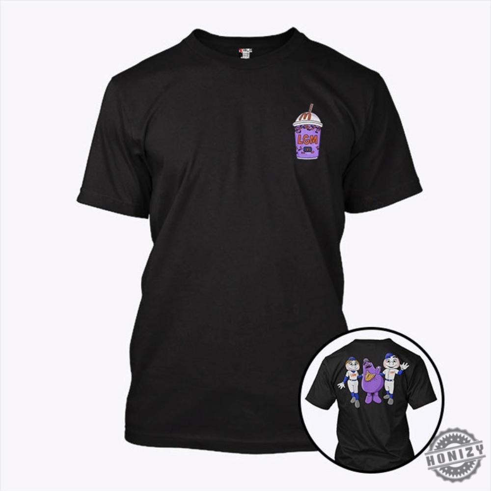 Lgm New York Mets And Friends Grimace Monster Shirt