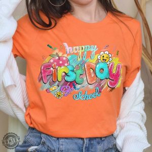 Happy First Day Of School Shirt Special Teacher Gifts honizy 6