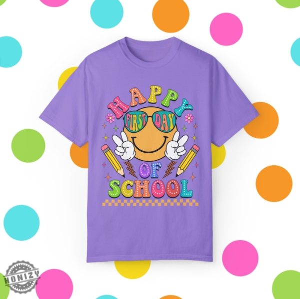 Teacher Gift First Day Of School Sweatshirt Back To School Tshirt 1St Day Of School Shirt honizy 4