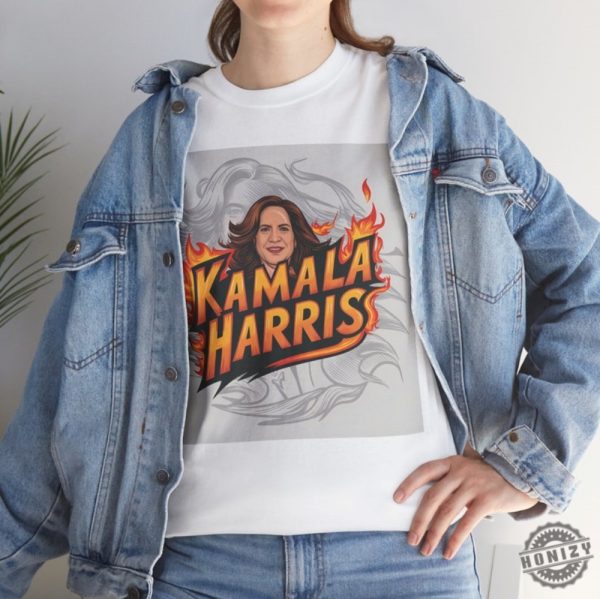 Kamala Harris 2024 Tshirt Support Our First Female President Sweatshirt Political Merchandise Shirt honizy 1