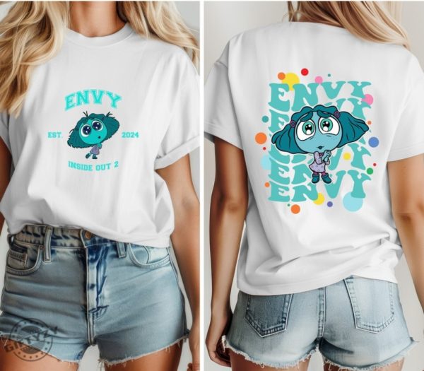 Envy Inside Out Disney Emotions Mental Health Shirt honizy 1