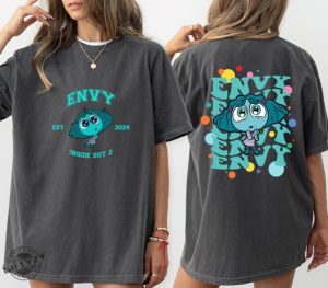 Envy Inside Out Disney Emotions Mental Health Shirt honizy 2