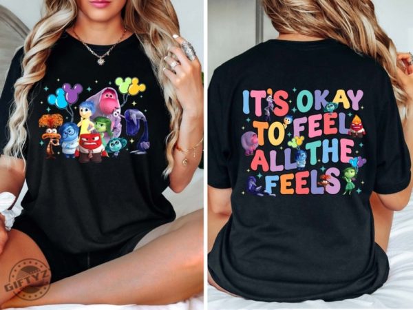 Inside Out Its Okay To Feel All The Feels Shirt honizy 1