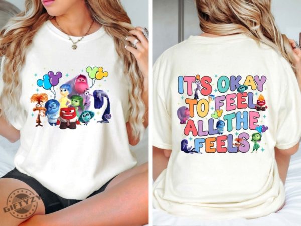 Inside Out Its Okay To Feel All The Feels Shirt honizy 2