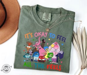 Inside Out Its Okay To Feel All The Feels Inclusion Sweatshirt Speech Therapy Tshirt Bcba Hoodie Para Shirt honizy 5