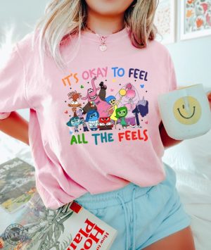 Inside Out Its Okay To Feel All The Feels Inclusion Sweatshirt Speech Therapy Tshirt Bcba Hoodie Para Shirt honizy 7