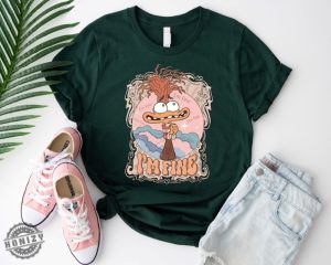 Im Fine Anxiety Inside Out Tshirt Inside Out Characters Sweatshirt Disney Emotions Shirt honizy 5