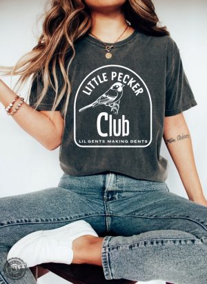 Little Pecker Club Offensive Shirt For Dad Fathers Day Gift honizy 3