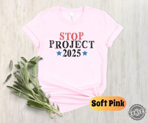 Stop Project 2025 Shirt Pro Democracy Vote Blue Sweatshirt Election Tshirt Reject Project 2025 Hoodie Political Awareness Shirt honizy 7