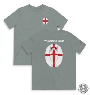 England Euro 2024 Champion Ts Coming Home Back Design Double Sided Shirt honizy 4