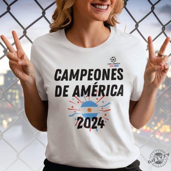 Argentina Campeon Tshirt South American Championship Hoodie Argentina Sweatshirt Copa America Usa 2024 Shirt honizy 1