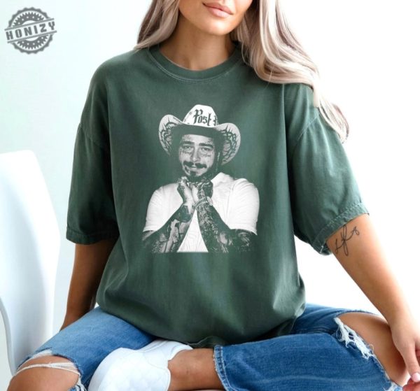 Cowboy Post Country Shirt Post Malone Western Graphic Tshirt Concert Festival Hoodie Had Some Help Sweatshirt Posty Shirt honizy 3