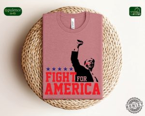 Trump Fight For America Shirt Trump Assassination Attempt Tshirt Trump Shooting Hoodie Donald Trump Rally Shooting Sweatshirt Trump Shirt honizy 7