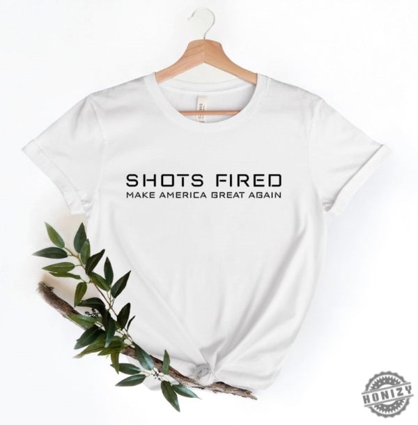 Trump Shots Fired Shirt Trump 2024 Trump Rally Sweatshirt Republican Donald Trump Hoodie Support Trump Tshirt Maga 2024 Shirt honizy 1