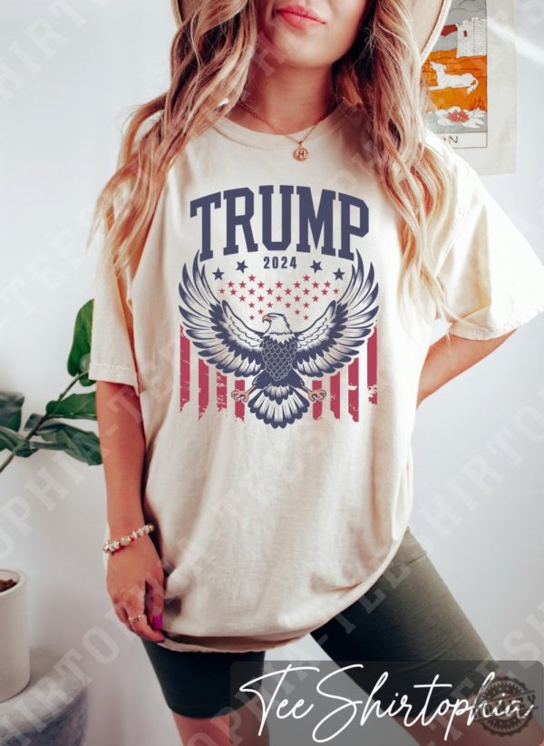 Donald Trump Shirt Trump Eagle Tshirt Republican Gifts Trump For President 2024 Trump Hoodie Republican Sweatshirt Election 2024 Shirt honizy 1